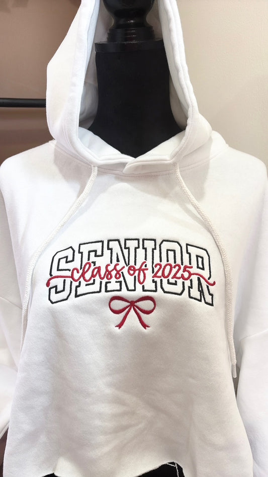 SENIOR 2025 CUSTOM Hoodie w/ Bow