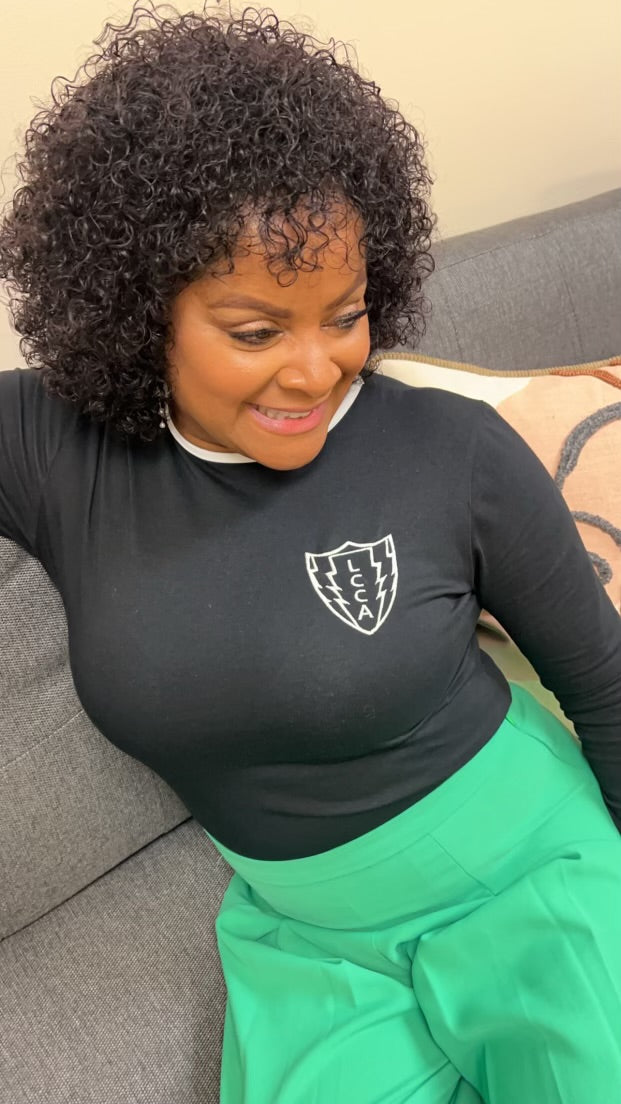 Long Sleeve Black Bodysuit