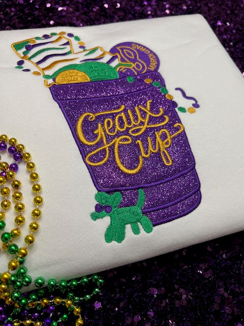 GEAUX CUP Mardi Gras Crewneck πππ