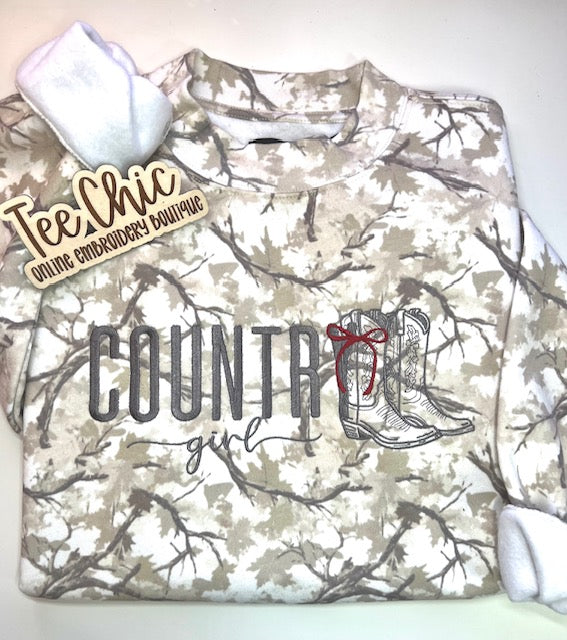 Camo Southern Girl Sweatshirt