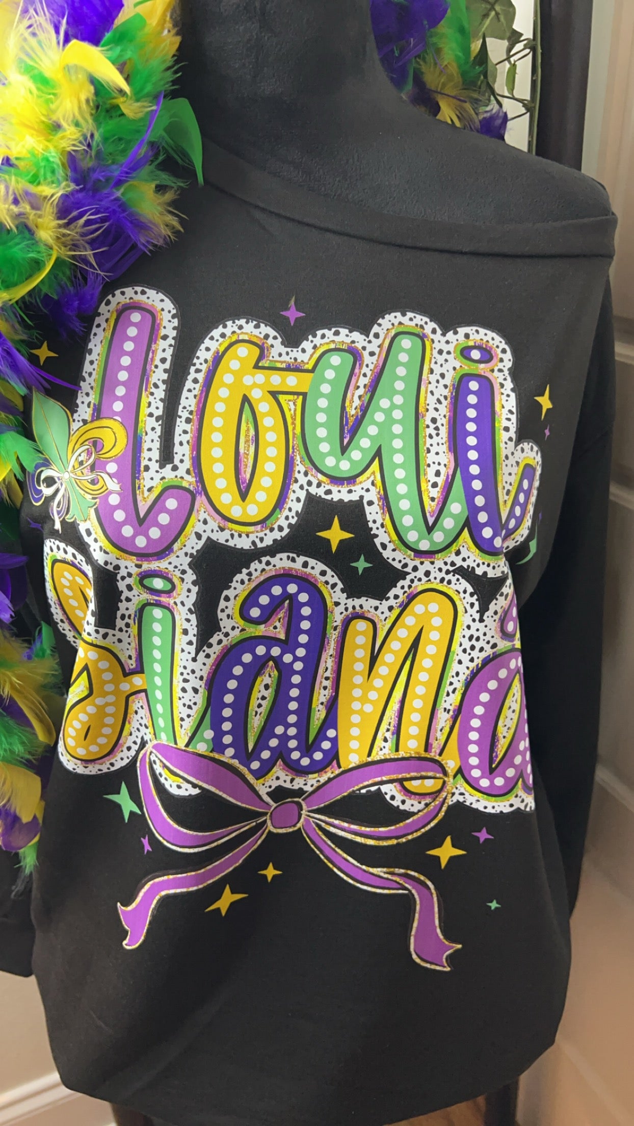 LOUISIANA Off-the-Shoulder SHIRT
