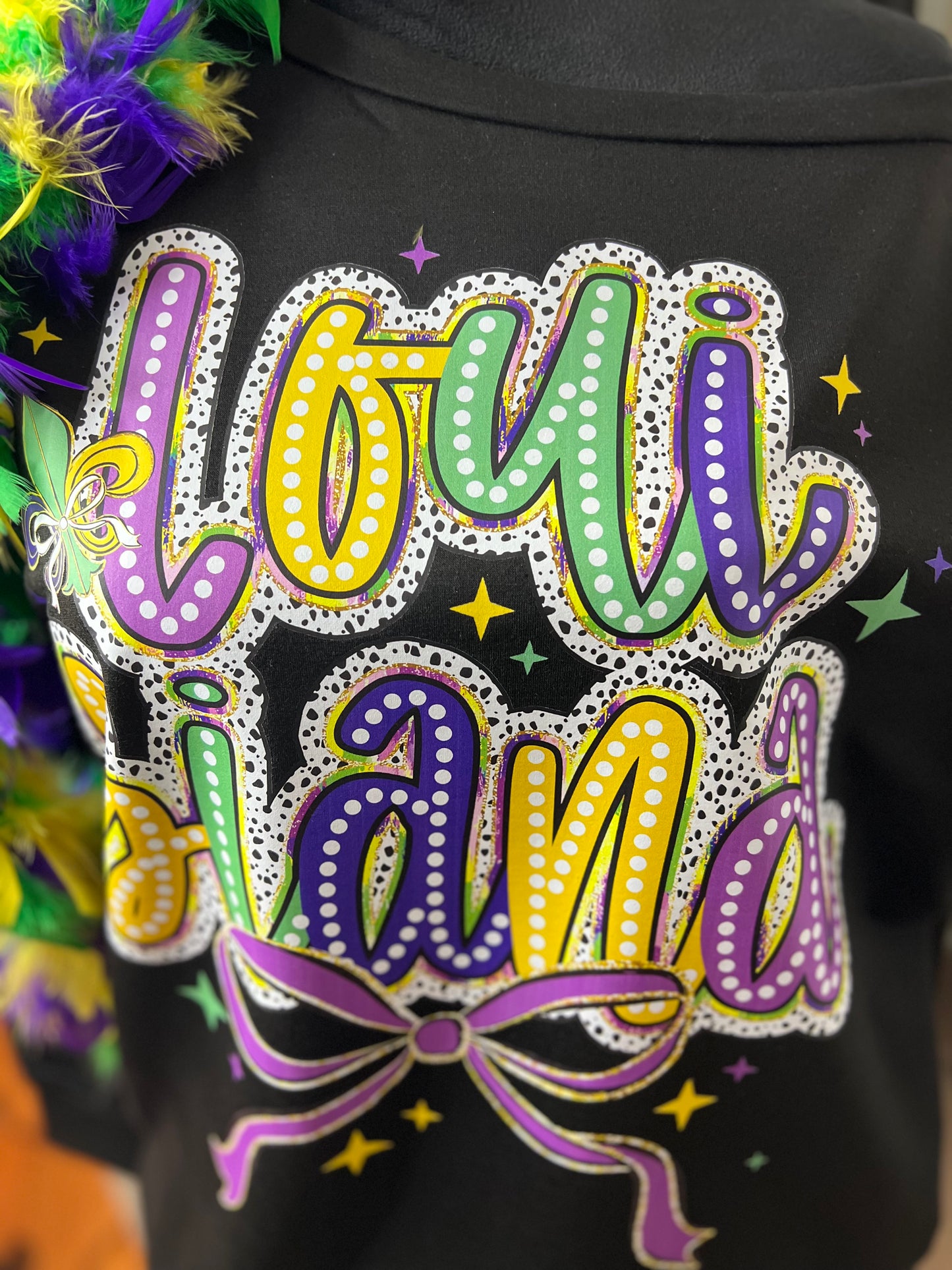LOUISIANA Off-the-Shoulder SHIRT