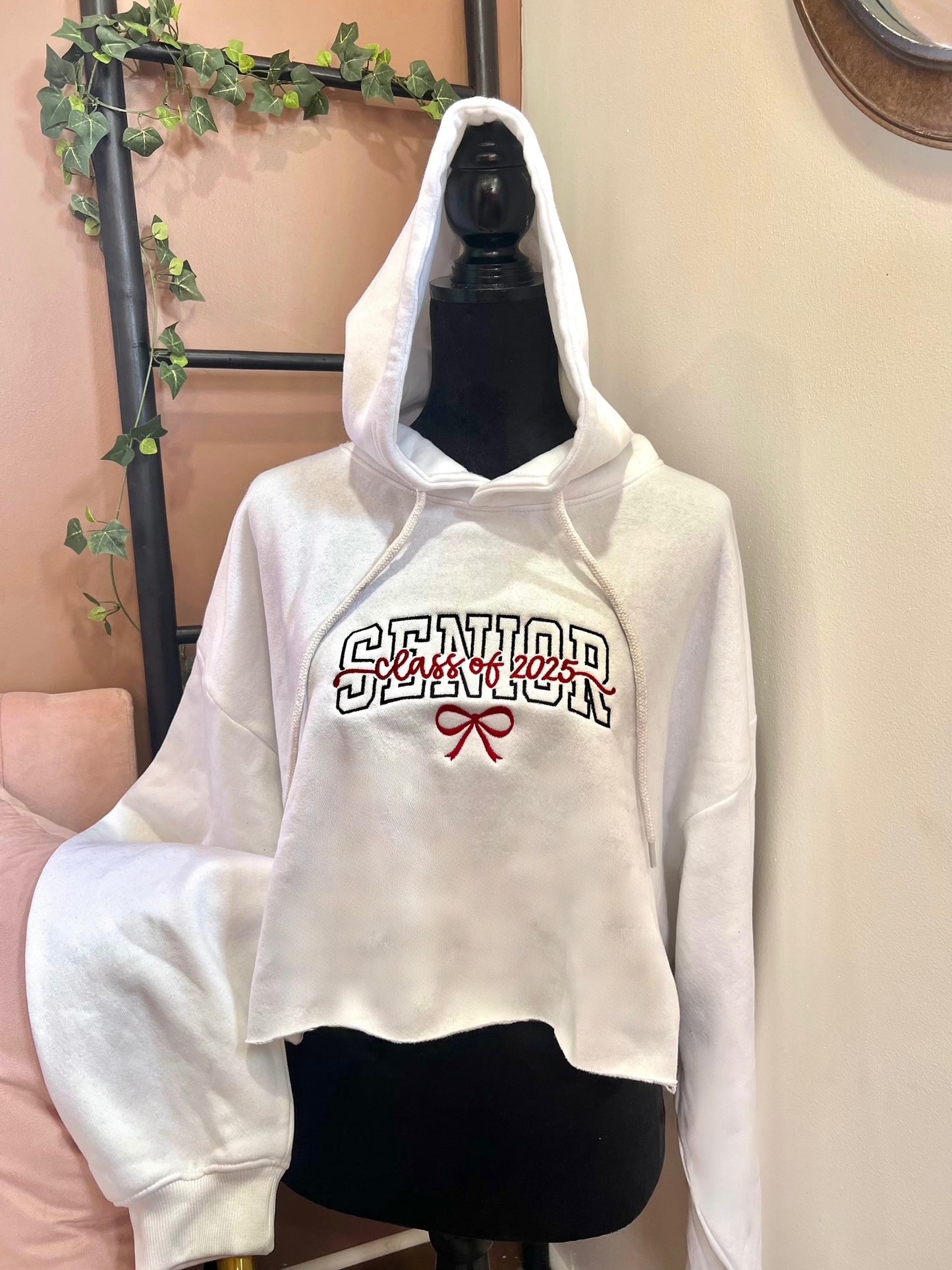 SENIOR 2025 CUSTOM Hoodie w/ Bow