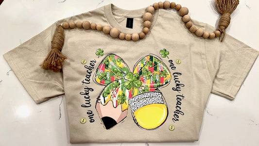One Lucky Teacher T-Shirt