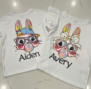 Easter Bunny Shirts for Girls & Boys