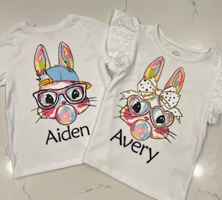Easter Bunny Shirts for Girls & Boys