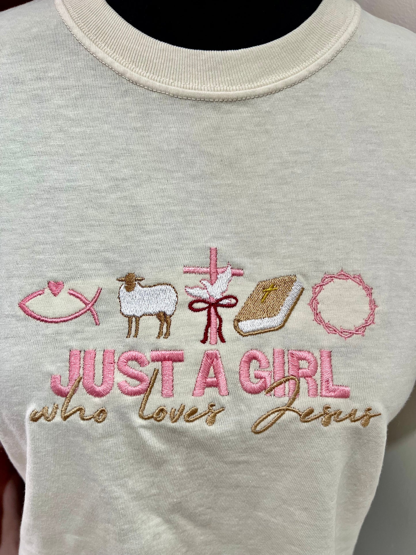 Just A Girl Who Loves Jesus Comfort Colors® T-shirt