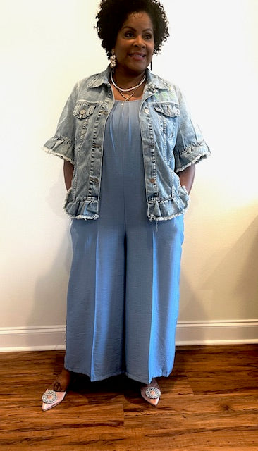 Cami Jumpsuit in Blue ๐