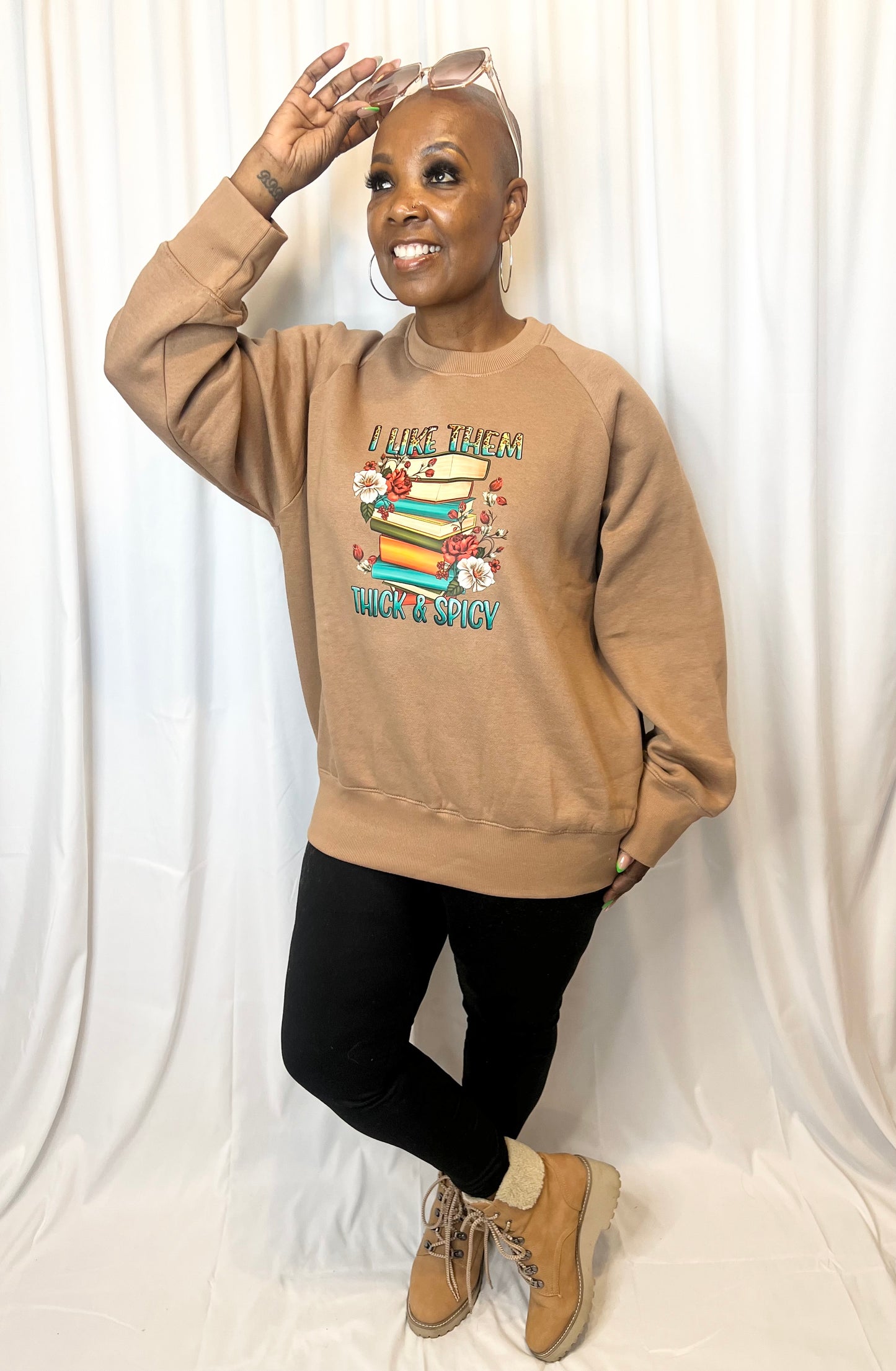 I Like Them Thick Oversized Sweatshirt