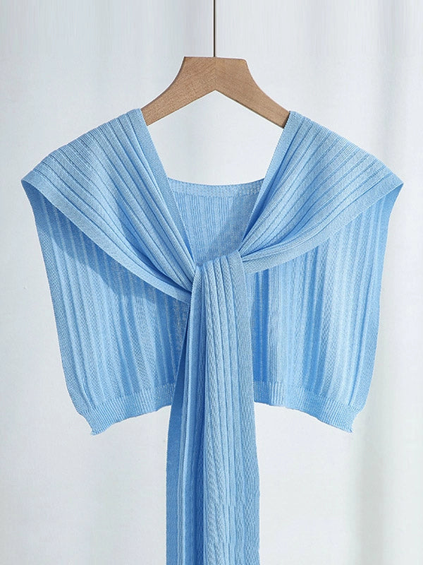 Knitted Shawl & Scarf Set