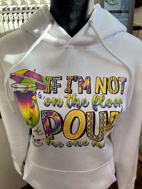 POUR ME ONE MORE 💜💚💛 HOODIE