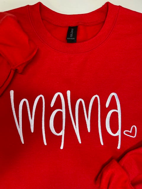 Embroidered MAMA Sweatshirt ❤️