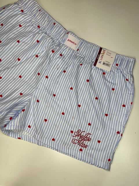 Embroidered PJ Boxer Shorts ❤️