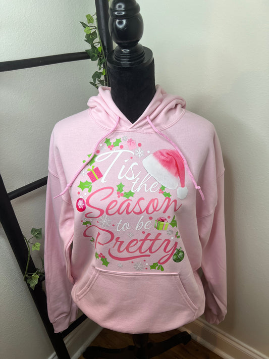 Tis the season to be Pretty Pink Hoodie