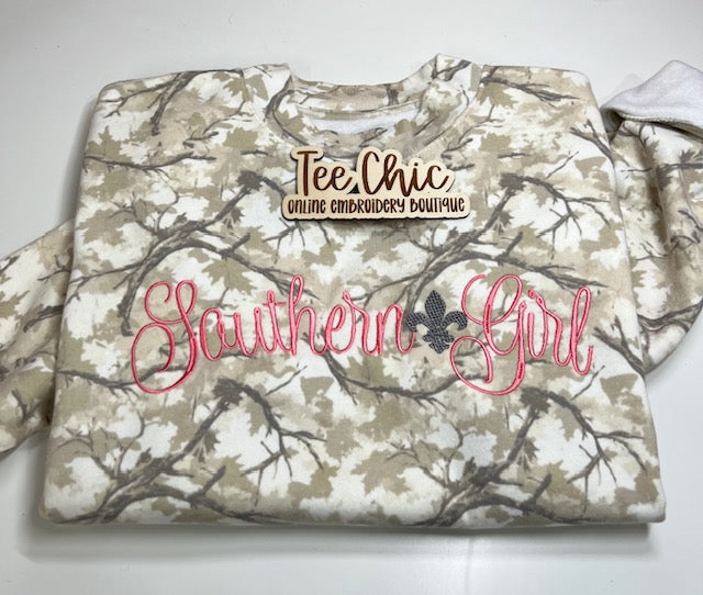 Camo Southern Girl Sweatshirt