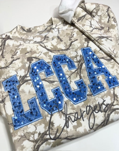 School Spirit Sequin Sweatshirt 🏈📣