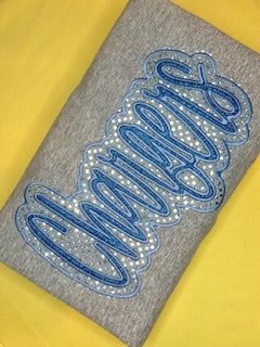 GLITTER APPLIQUE or 3D PUFF Sweatshirt