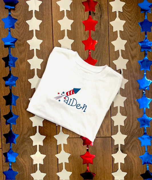 4th of July Personalized Shirt for Boys or Girls