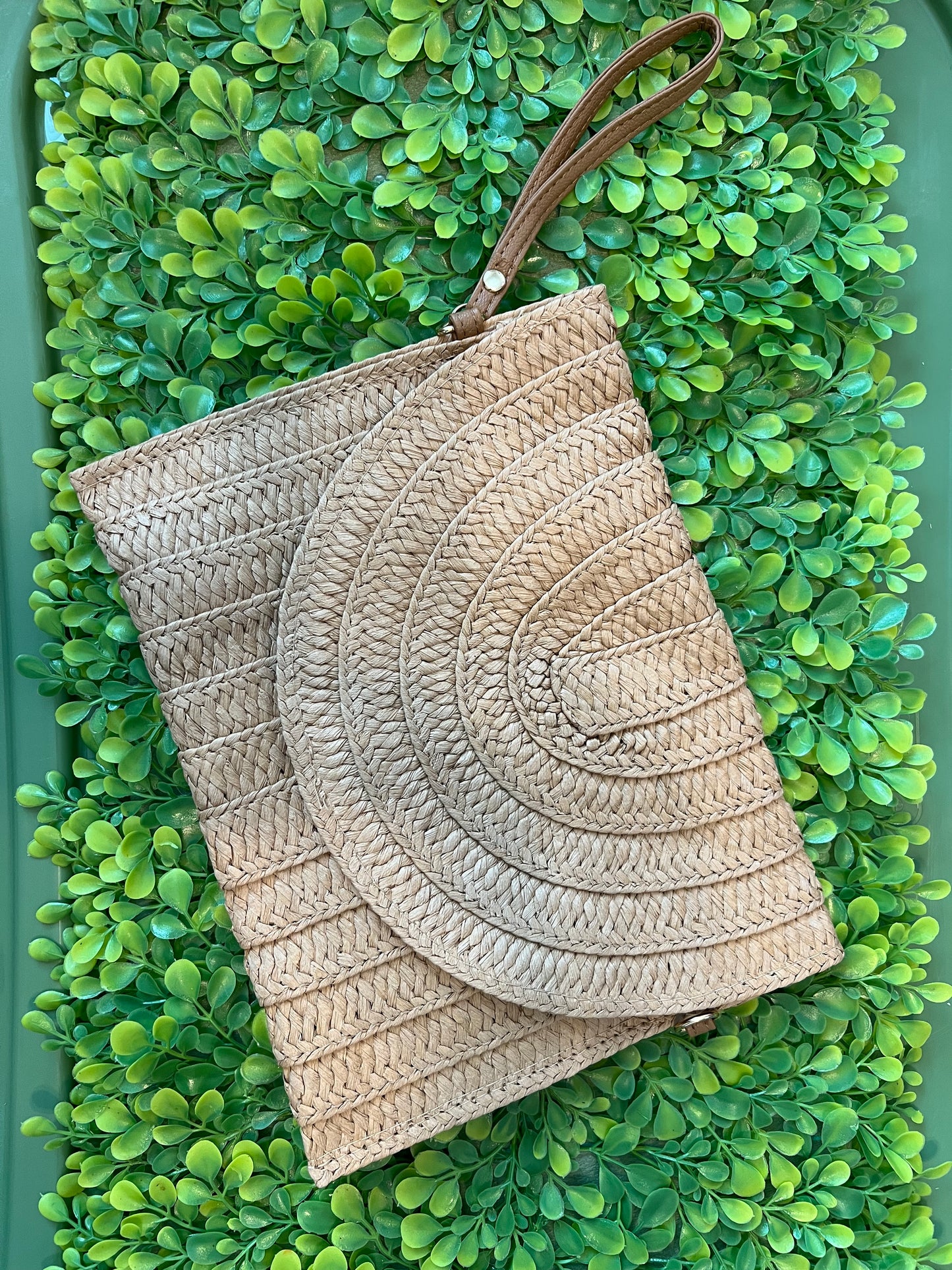 Straw Clutch Bag