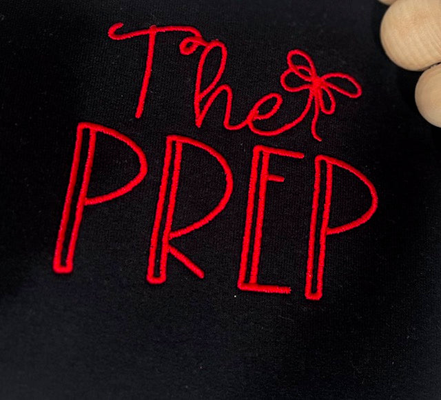 THE PREP Embroidery Sweatshirt 🎀