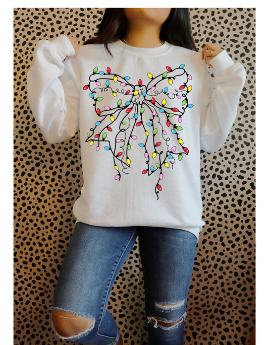 Christmas Bow Sweatshirt