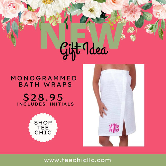 Monogrammed Bath Wrap