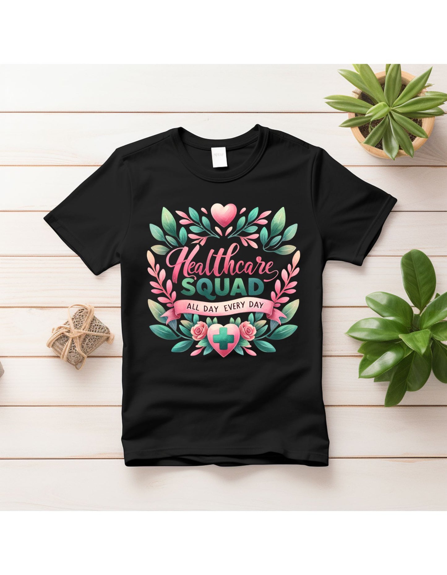 Healthcare Squad T-Shirt in Black