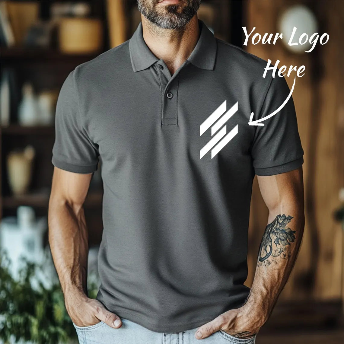 Custom BUSINESS Polo Shirts🪡🧵