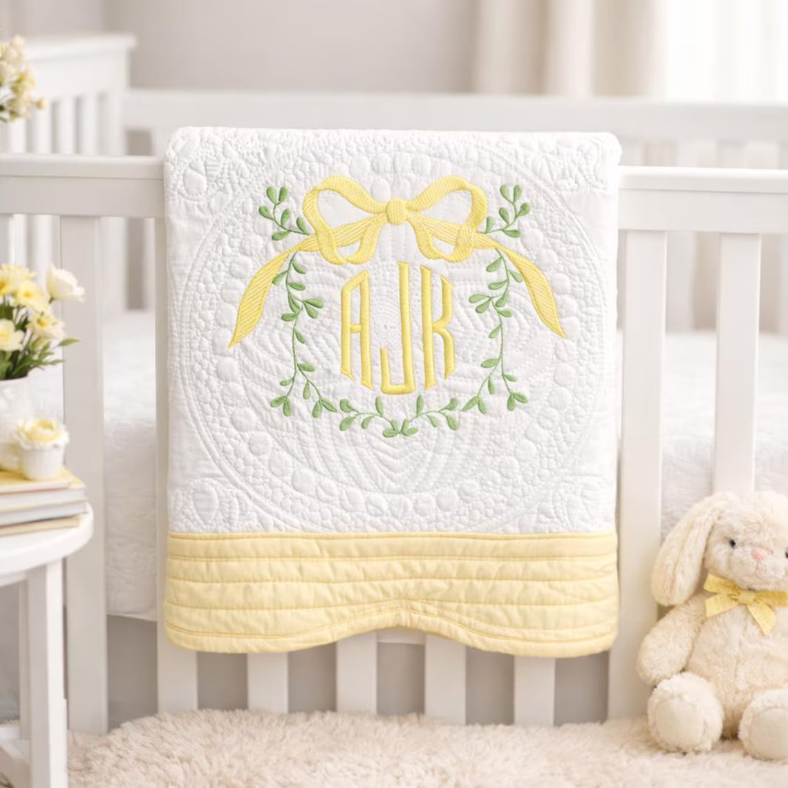 Personalized Baby Banner, Bibs, & Blankets