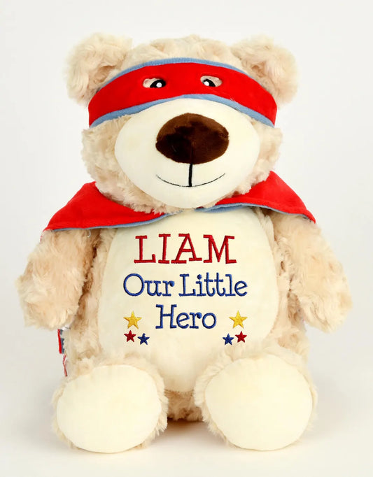 Personalized Super Hero Bear
