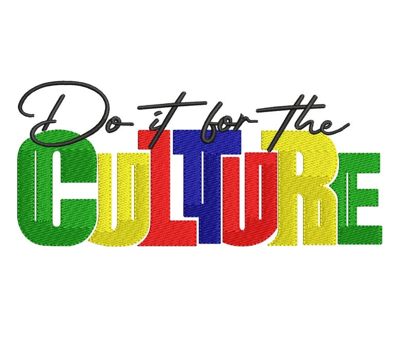 DO IT FOR THE CULTURE Embroidered Tank Top🤎