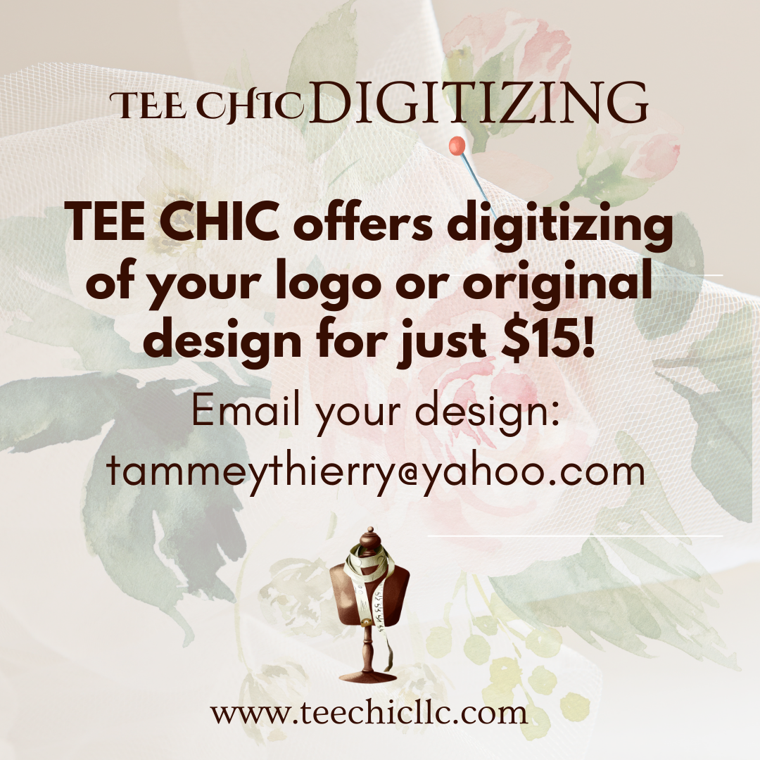 Digitizing Service – Turn Your Logo or Design into Embroidery File